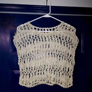 Crochet half shirt